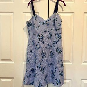 Blue floral sundress